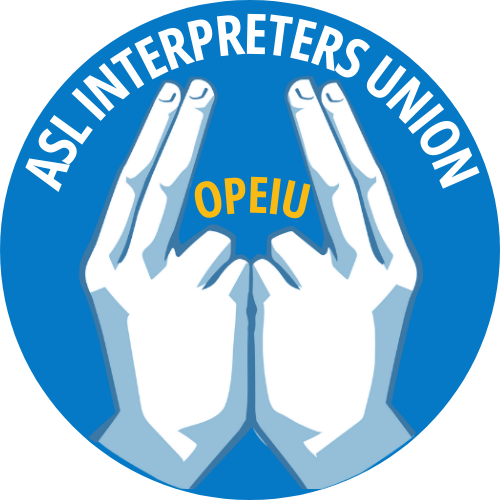 OPEIU ASL Union Logo